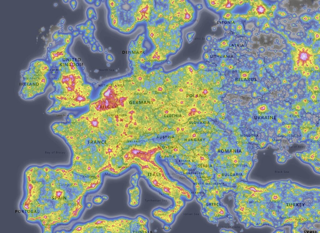 Light Pollution Map